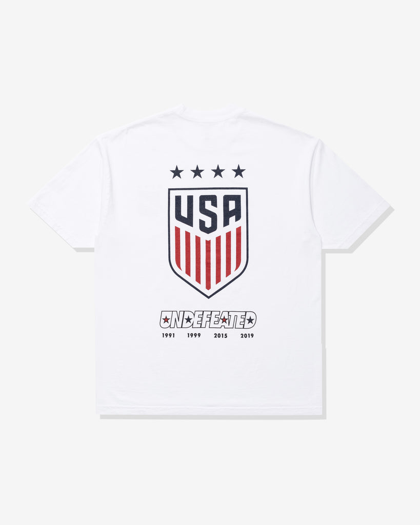 UNDEFEATED X USWNT S/S TEE  /  WHITE