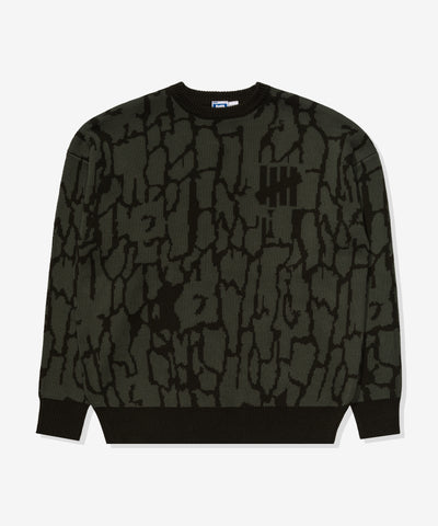 UNDEFEATED BARK CAMO SWEATER