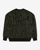UNDEFEATED BARK CAMO SWEATER