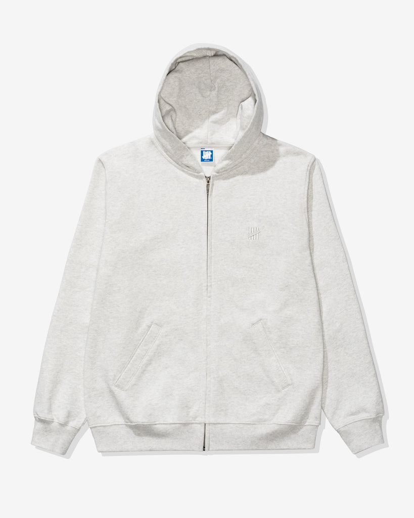 UNDEFEATED EMBROIDERED ZIP HOOD