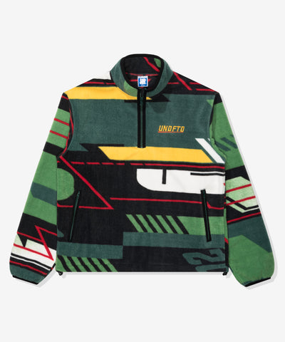 UNDEFEATED HALF ZIP POLAR FLEECE