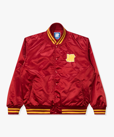 UNDEFEATED ICON SATIN VARSITY JACKET
