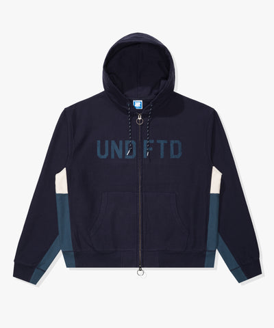 UNDEFEATED PANELED ZIP HOOD