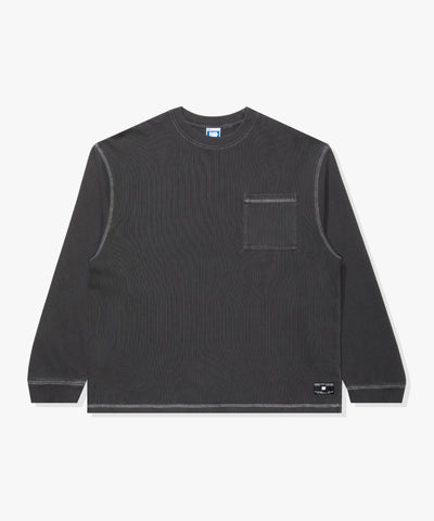 UNDEFEATED PIGMENT DYE L/S POCKET TEE