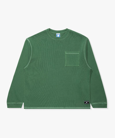 UNDEFEATED PIGMENT DYE L/S POCKET TEE