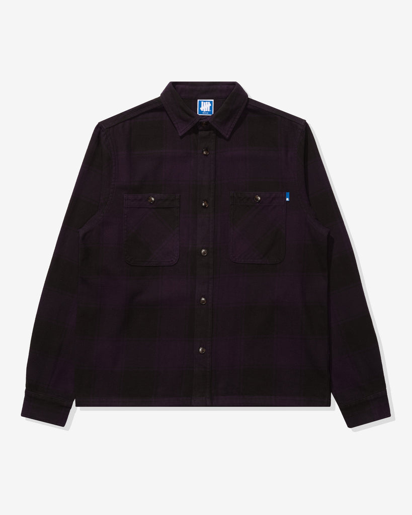 UNDEFEATED PLAID L/S WORKSHIRT