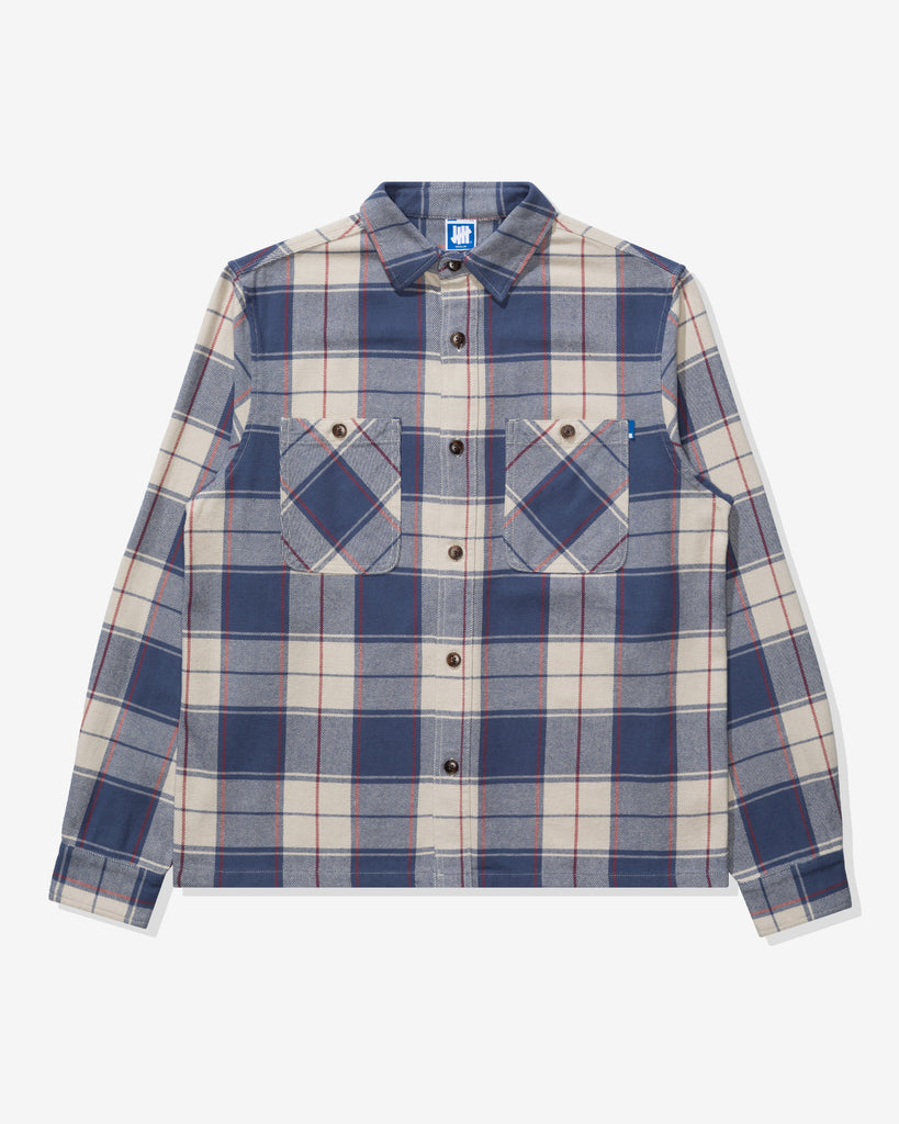 UNDEFEATED PLAID L/S WORKSHIRT