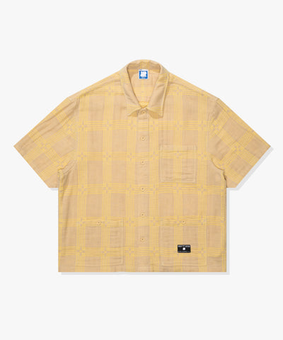 UNDEFEATED PLAID S/S BUTTON DOWN