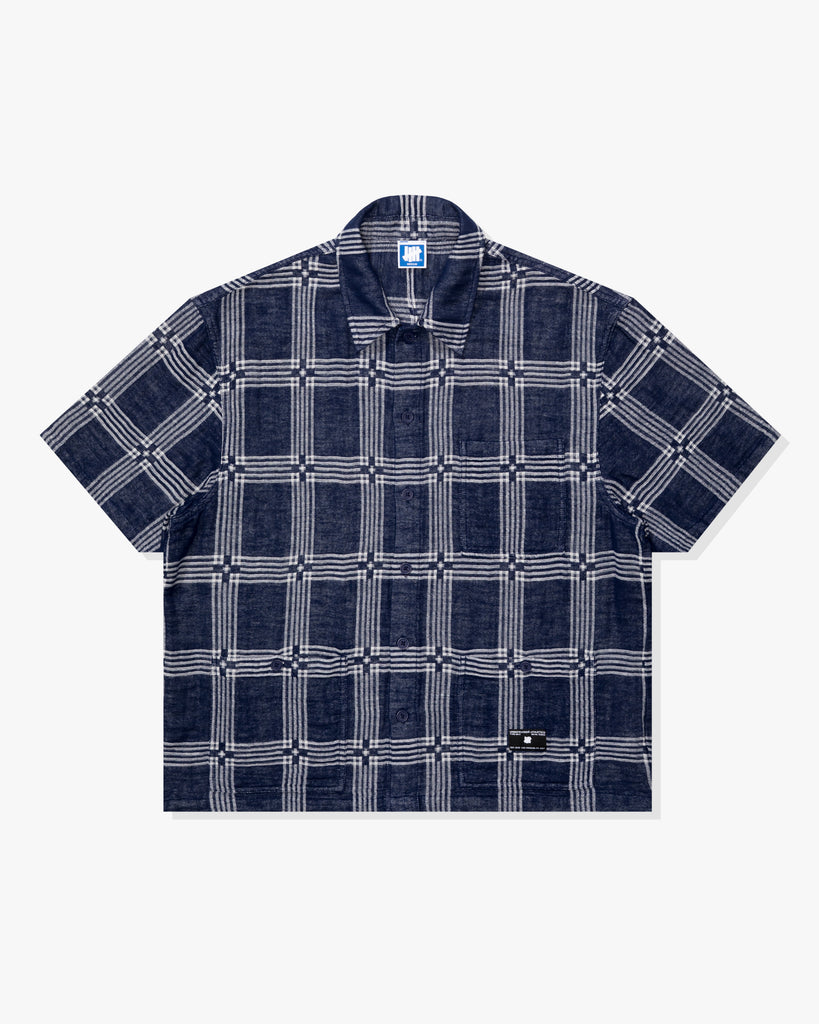 UNDEFEATED PLAID S/S BUTTON DOWN