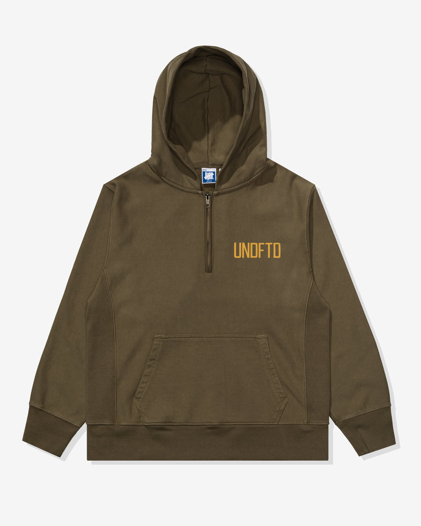 UNDEFEATED QUARTER ZIP PULLOVER HOOD