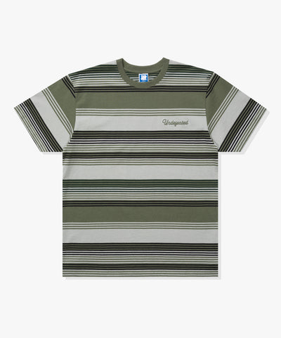 UNDEFEATED SCRIPT STRIPED S/S TEE