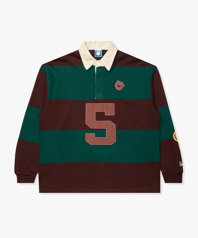 UNDEFEATED STRIPED L/S RUGBY
