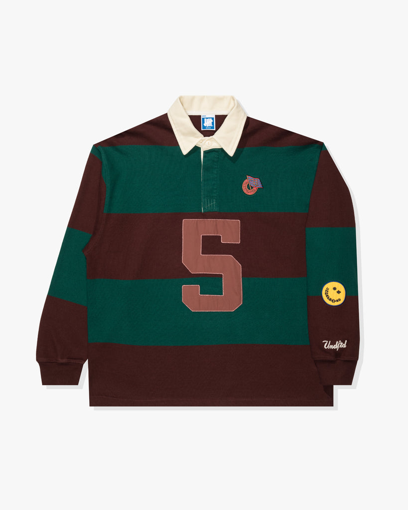 UNDEFEATED STRIPED L/S RUGBY