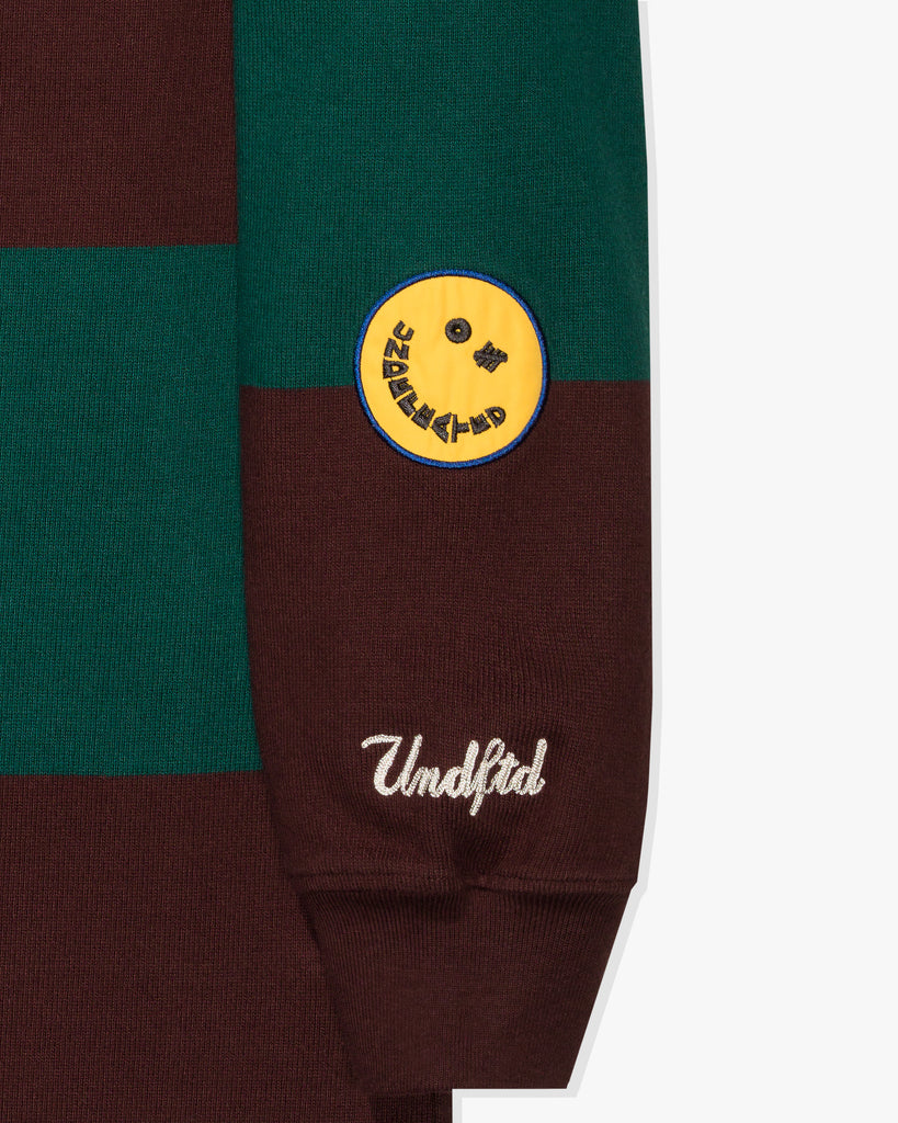 UNDEFEATED STRIPED L/S RUGBY