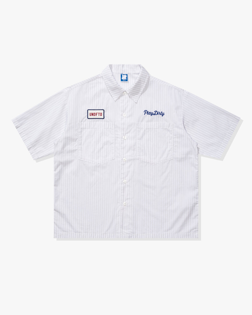 UNDEFEATED STRIPED S/S WORKSHIRT
