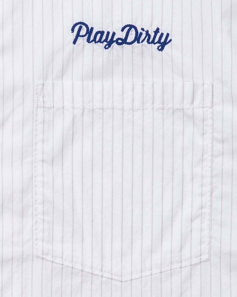 UNDEFEATED STRIPED S/S WORKSHIRT