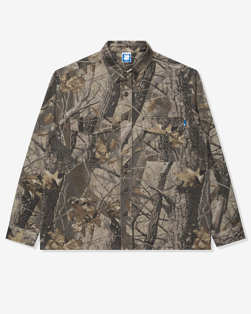 UNDEFEATED WASHED L/S WORKSHIRT