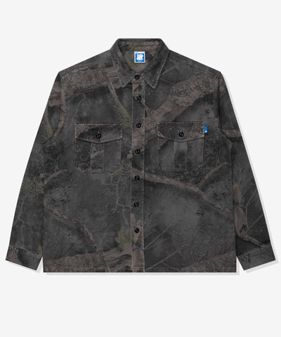 UNDEFEATED WASHED L/S WORKSHIRT