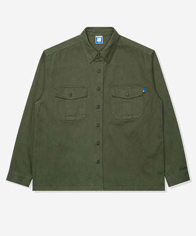 UNDEFEATED WASHED L/S WORKSHIRT