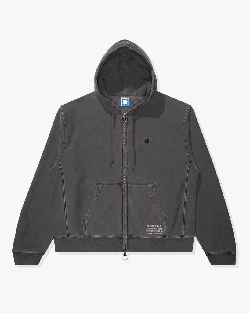 UNDEFEATED WASHED ZIP HOOD