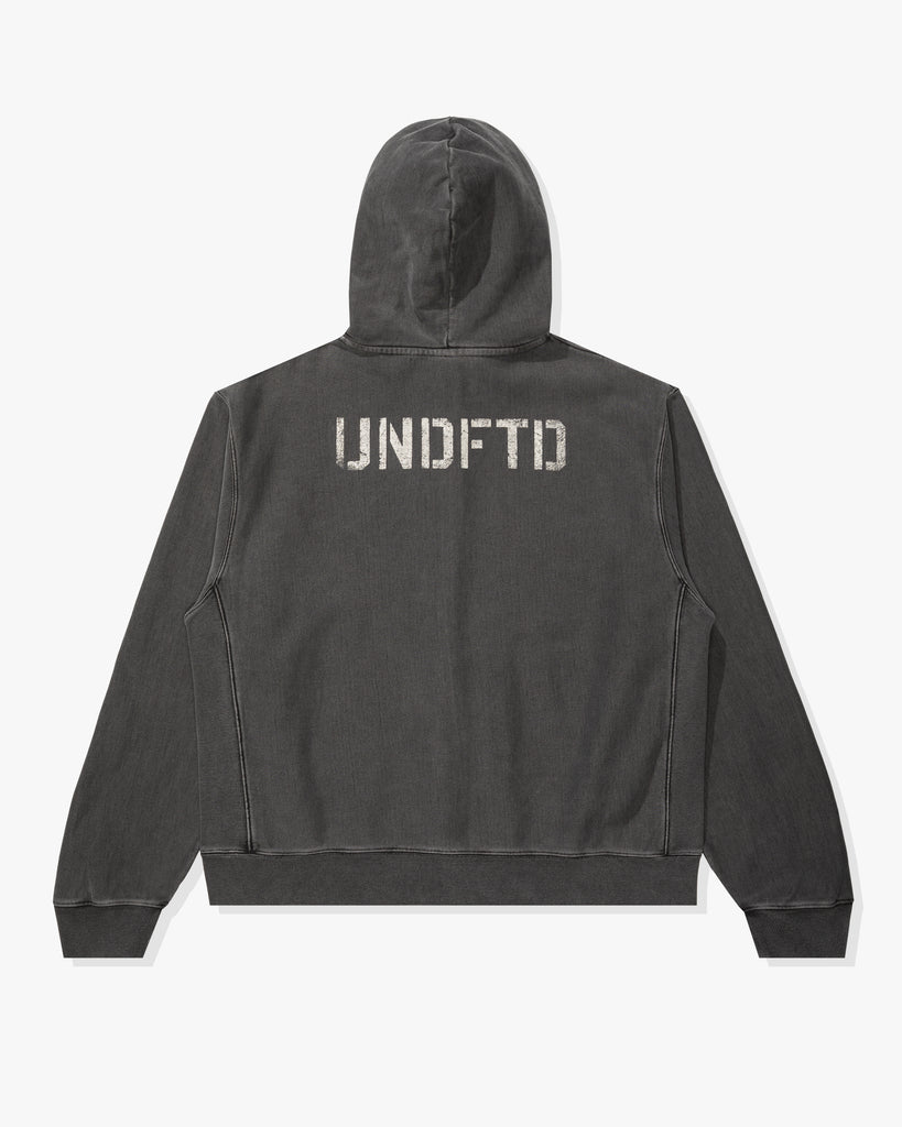 UNDEFEATED WASHED ZIP HOOD