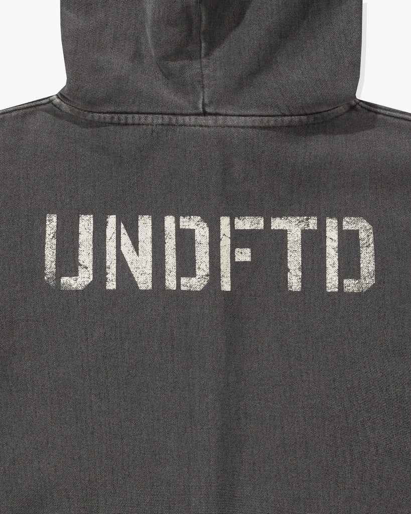 UNDEFEATED WASHED ZIP HOOD