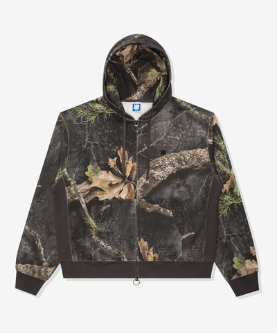 UNDEFEATED WASHED ZIP HOOD