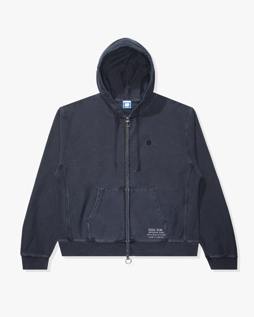 UNDEFEATED WASHED ZIP HOOD