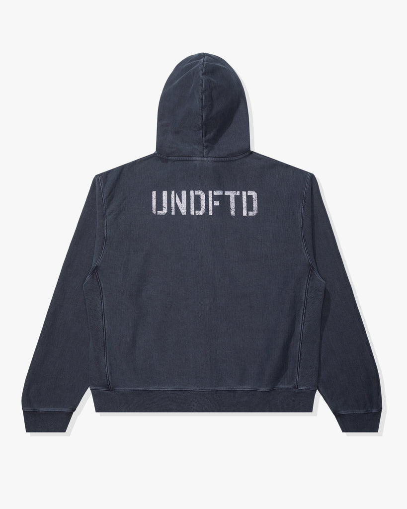 UNDEFEATED WASHED ZIP HOOD