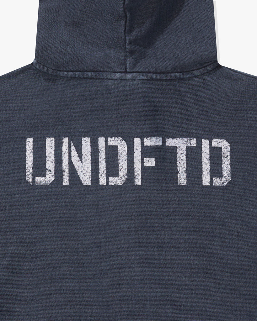 UNDEFEATED WASHED ZIP HOOD