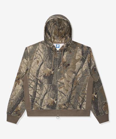 UNDEFEATED WASHED ZIP HOOD